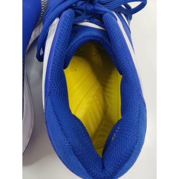 ADIDAS Men\'s ICON 6 BOUNCE Baseball Cleats in Royal/White -‎ Size US 12 main image 10